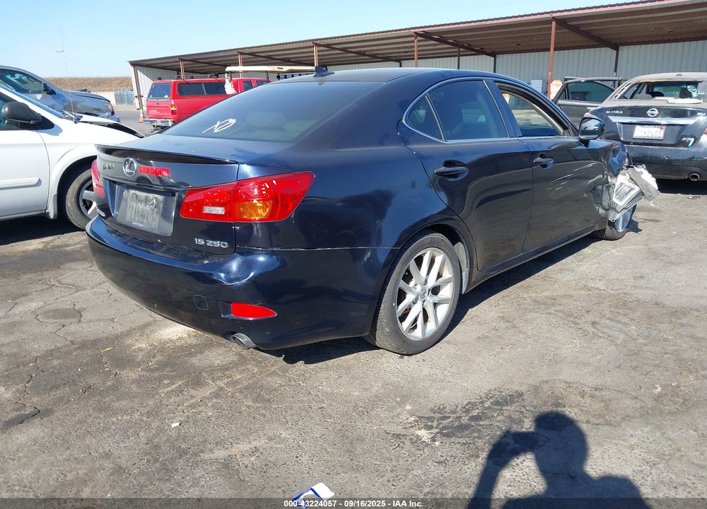 2007 LEXUS IS 250 VIN: JTHBK262175031096