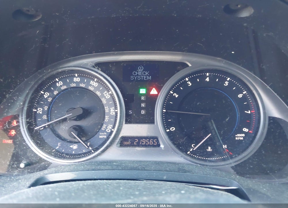 2007 LEXUS IS 250 VIN: JTHBK262175031096