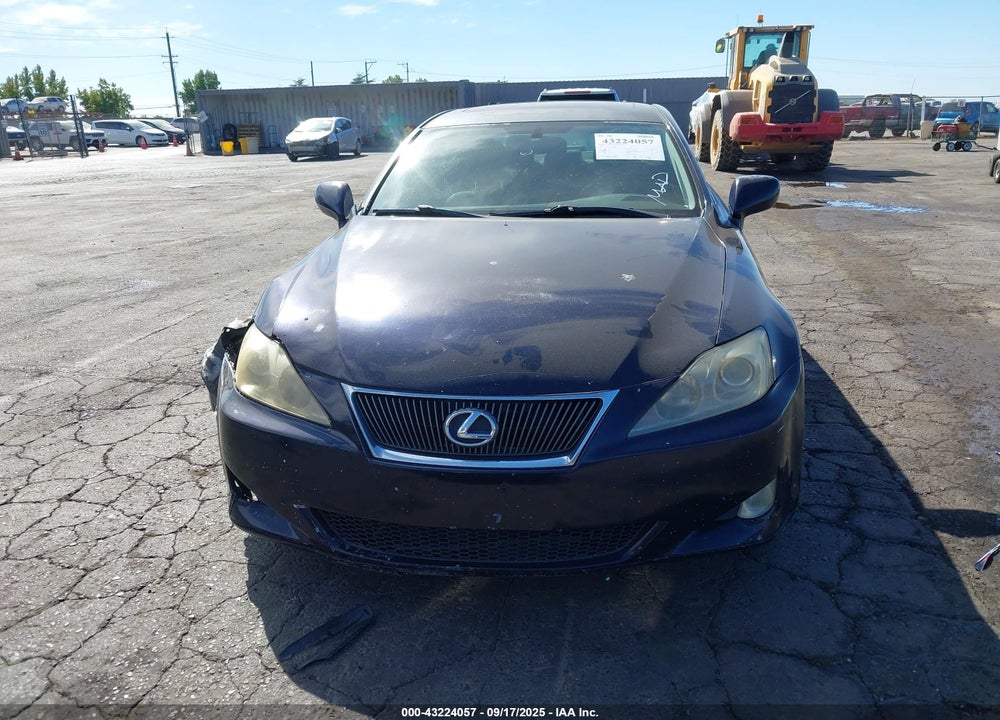 2007 LEXUS IS 250 VIN: JTHBK262175031096