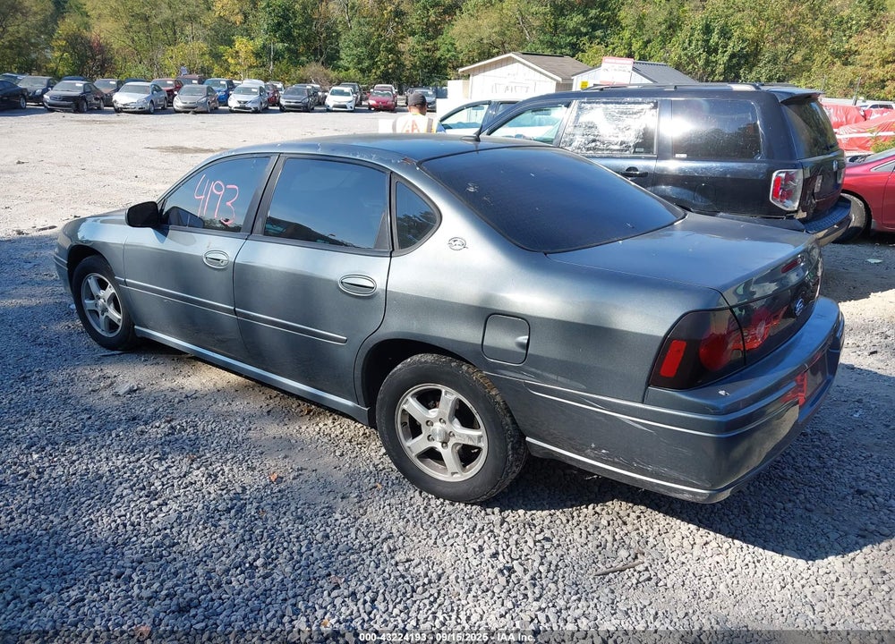 2005 CHEVROLET IMPALA LS VIN: 2G1WH55K459213100
