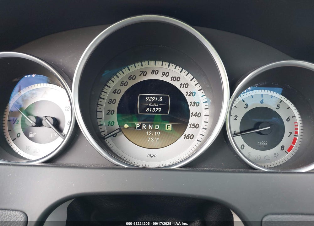2012 MERCEDES-BENZ C CLASS VIN: WDDGF8BBXCR229544
