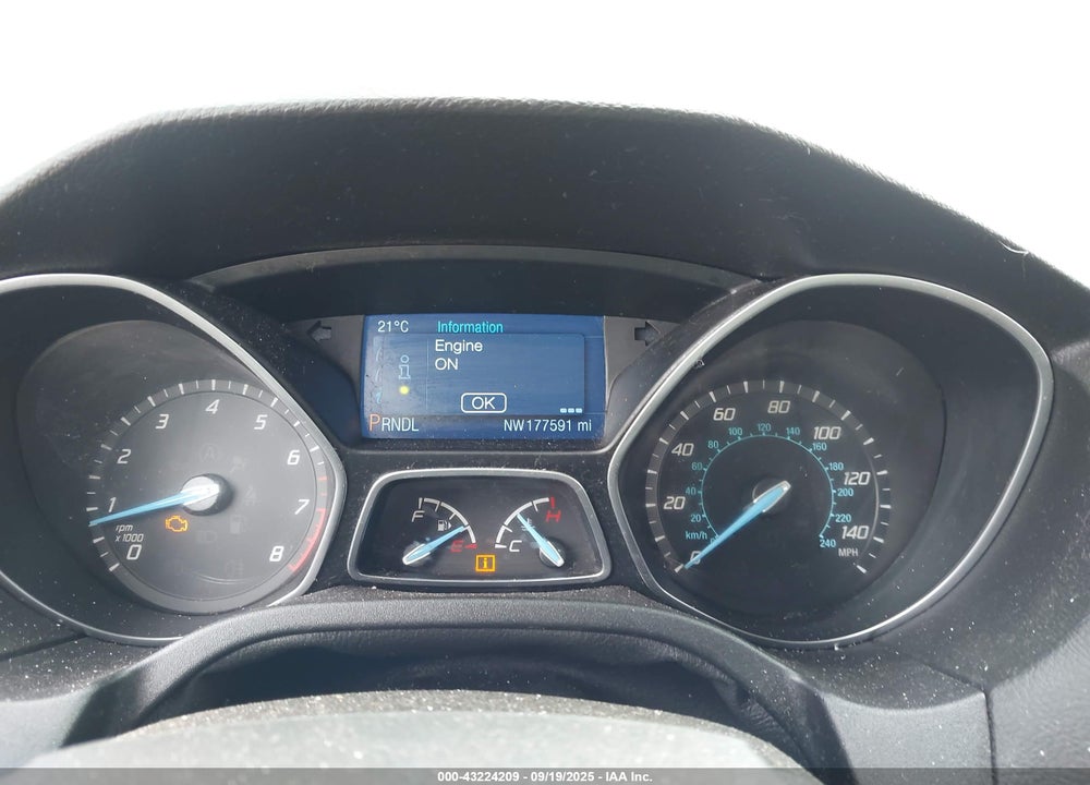 2014 FORD FOCUS VIN: 1FADP3K22EL298916