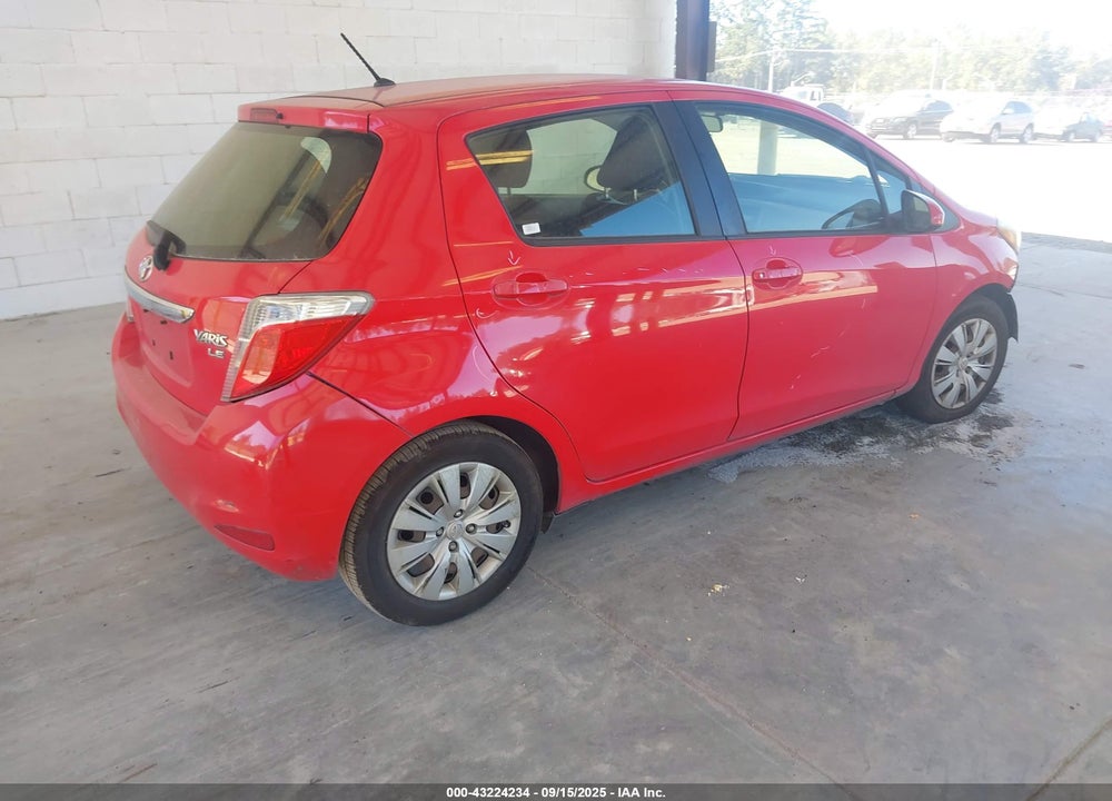 2014 TOYOTA YARIS VIN: JTDKTUD39ED581400