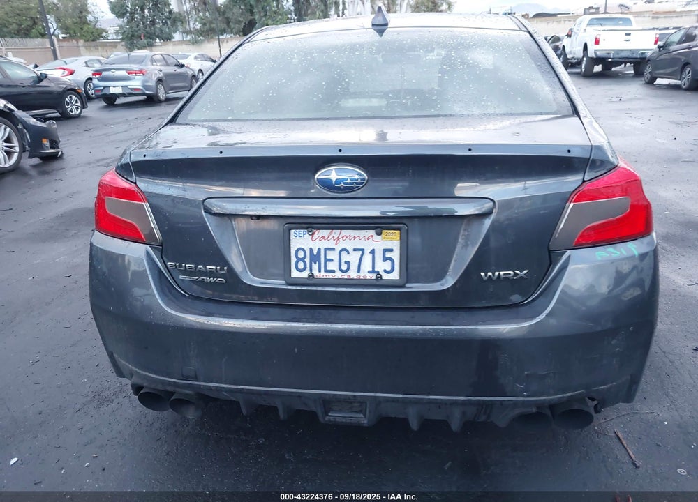 2019 SUBARU WRX PREMIUM VIN: JF1VA1F64K8829006