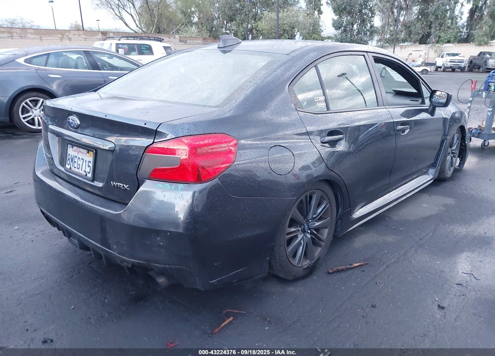 2019 SUBARU WRX PREMIUM VIN: JF1VA1F64K8829006