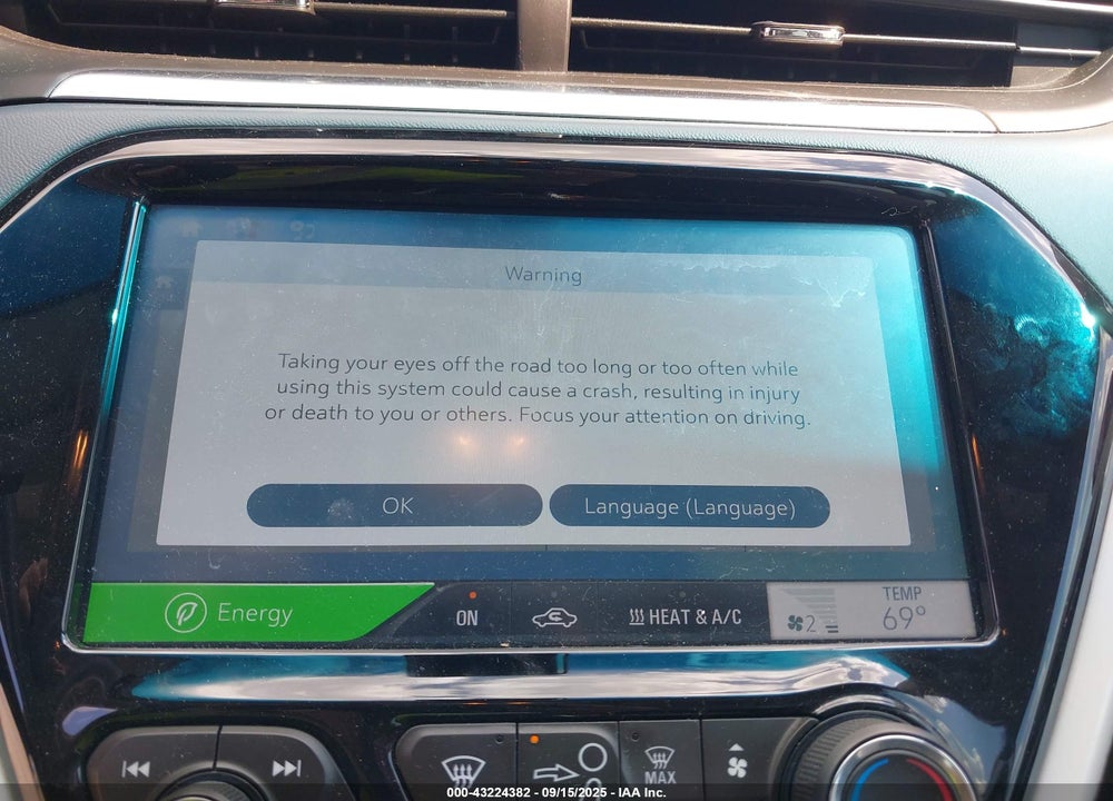 2017 CHEVROLET BOLT EV LT VIN: 1G1FW6S0XH4186040
