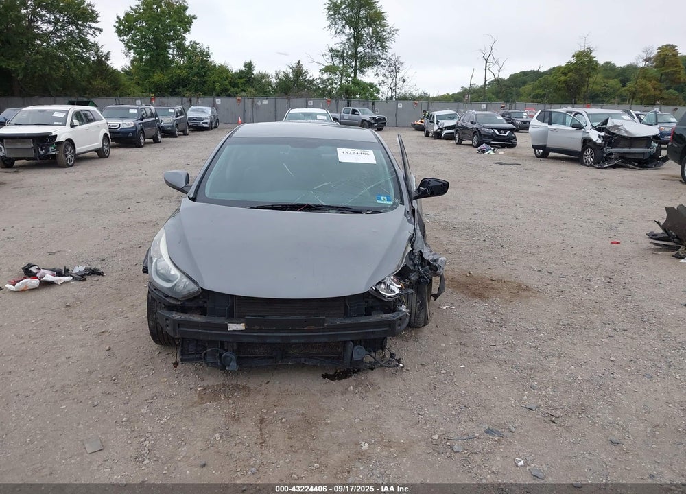 2014 HYUNDAI ELANTRA VIN: 5NPDH4AEXEH462751