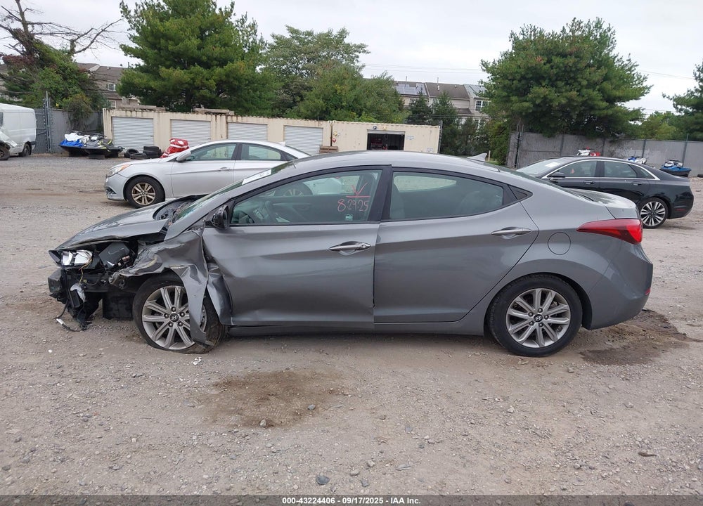 2014 HYUNDAI ELANTRA VIN: 5NPDH4AEXEH462751