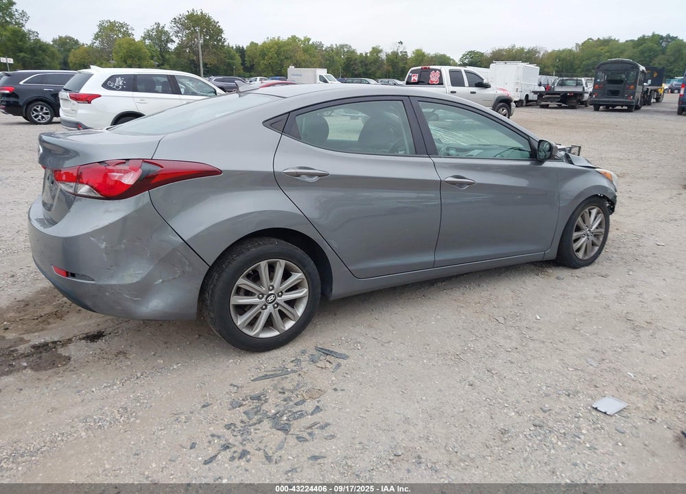 2014 HYUNDAI ELANTRA VIN: 5NPDH4AEXEH462751