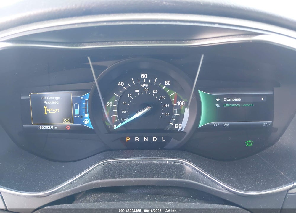 2013 FORD FUSION HYBRID SE VIN: 3FA6P0LU5DR371803