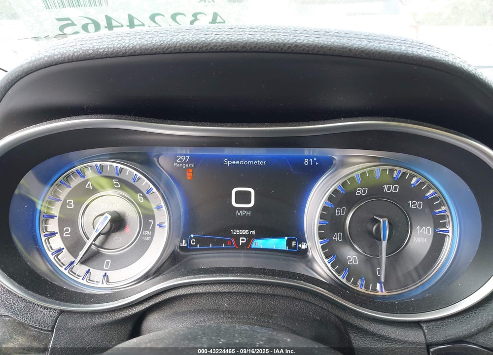 2016 CHRYSLER 300 VIN: 2C3CCAKG5GH191560
