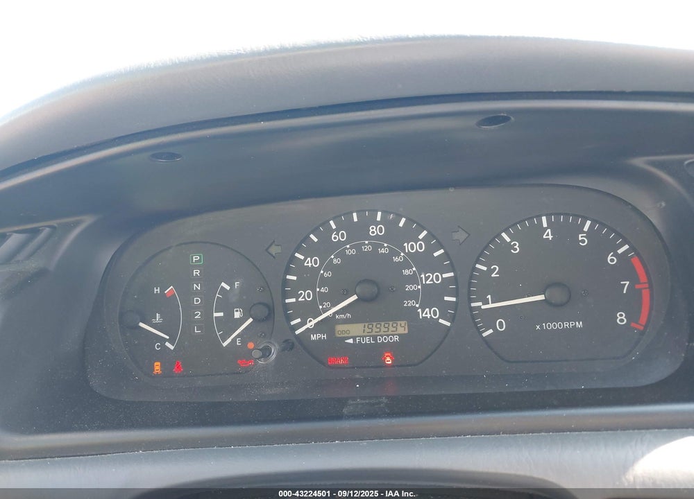 2001 TOYOTA CAMRY LE V6 VIN: 4T1BF22K31U122360