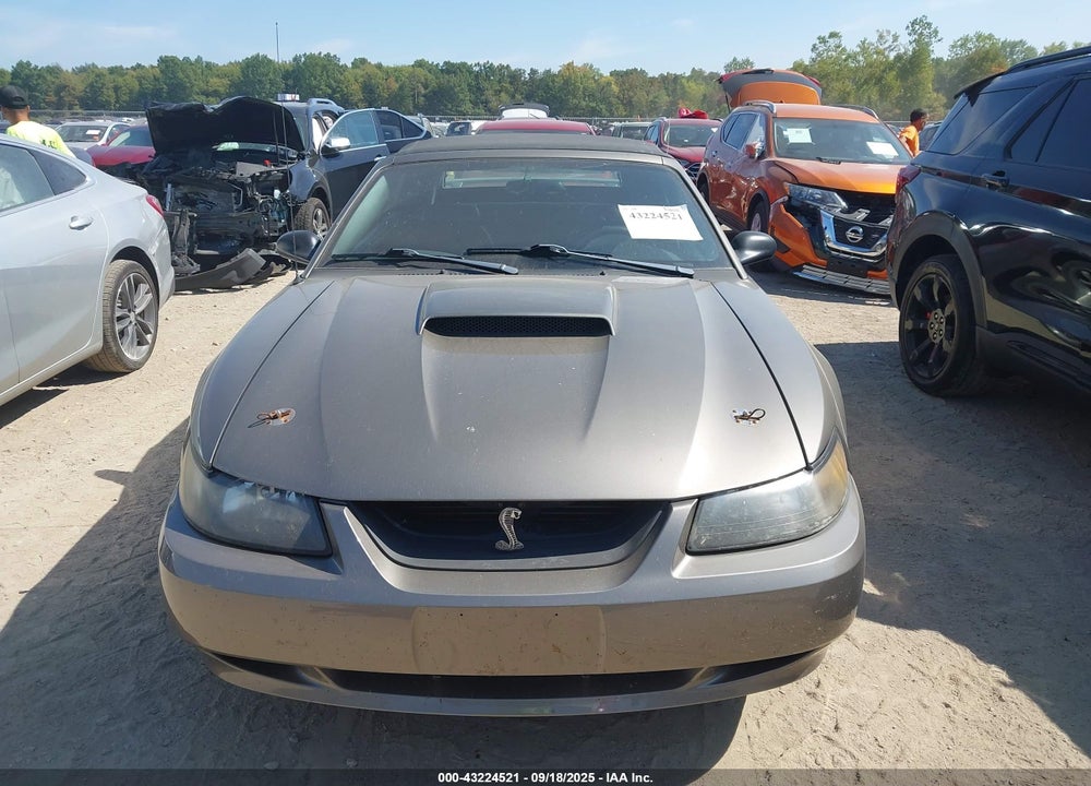 2001 FORD MUSTANG GT VIN: 1FAFP45X81F232899