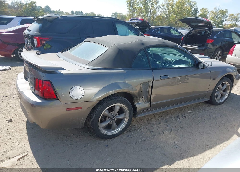 2001 FORD MUSTANG GT VIN: 1FAFP45X81F232899