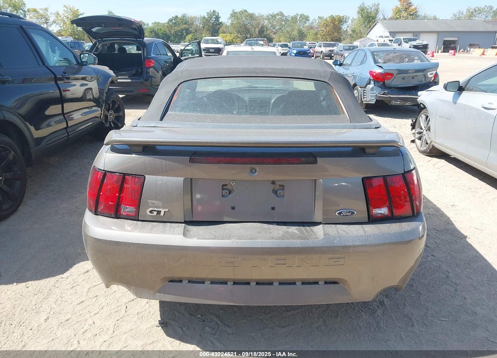 2001 FORD MUSTANG GT VIN: 1FAFP45X81F232899