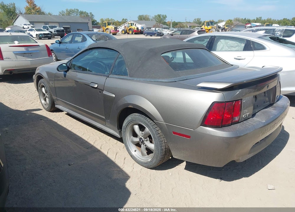 2001 FORD MUSTANG GT VIN: 1FAFP45X81F232899