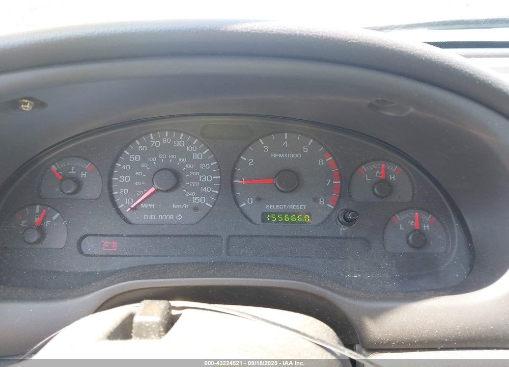 2001 FORD MUSTANG GT VIN: 1FAFP45X81F232899