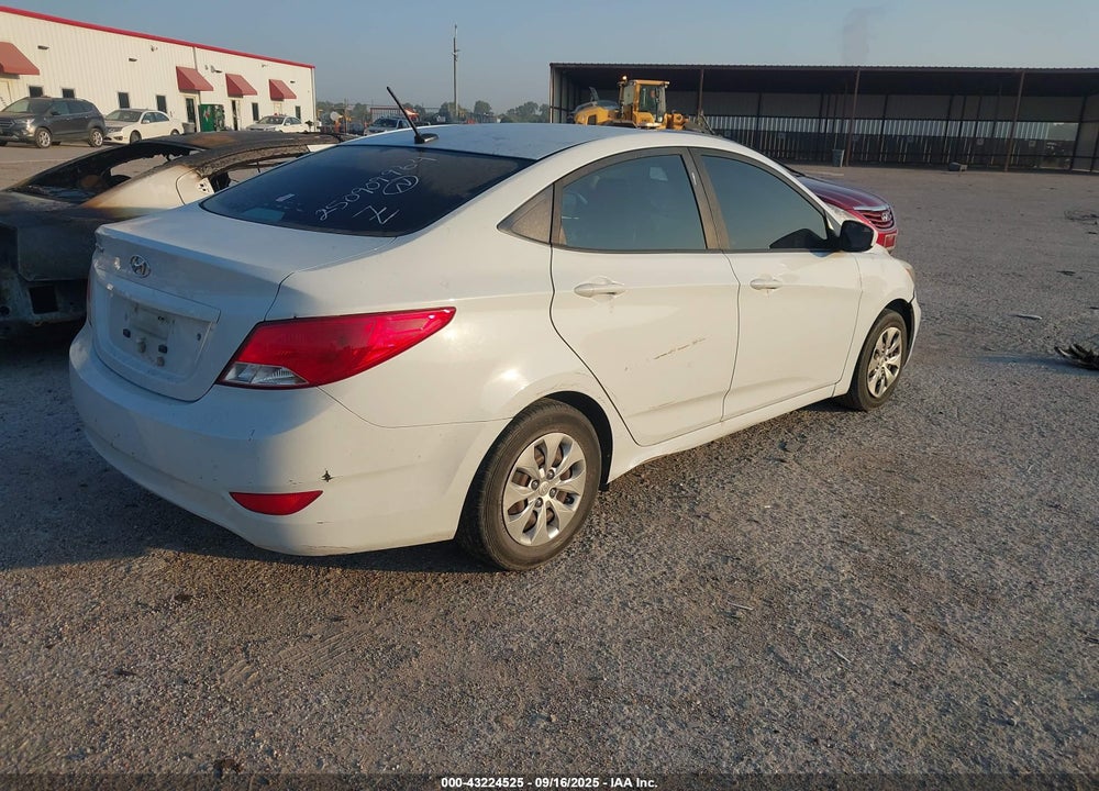 2017 HYUNDAI ACCENT SE VIN: KMHCT4AE4HU365884