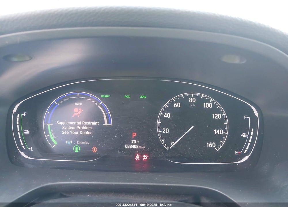 2019 HONDA INSIGHT VIN: 19XZE4F56KE002199