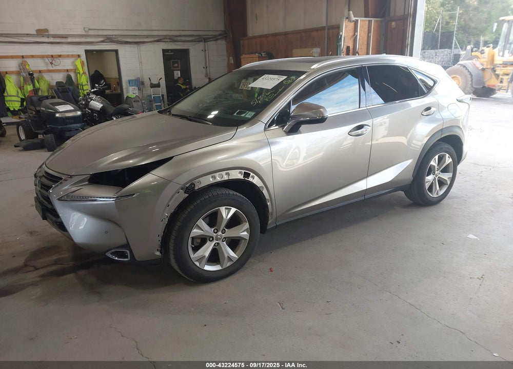 2017 LEXUS NX 200T VIN: JTJBARBZ9H2125288
