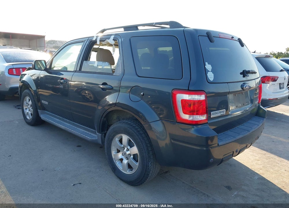 2008 FORD ESCAPE LIMITED VIN: 1FMCU04198KA50699