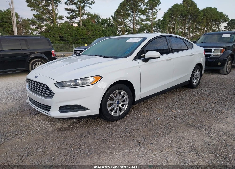 2016 FORD FUSION S VIN: 3FA6P0G72GR177321