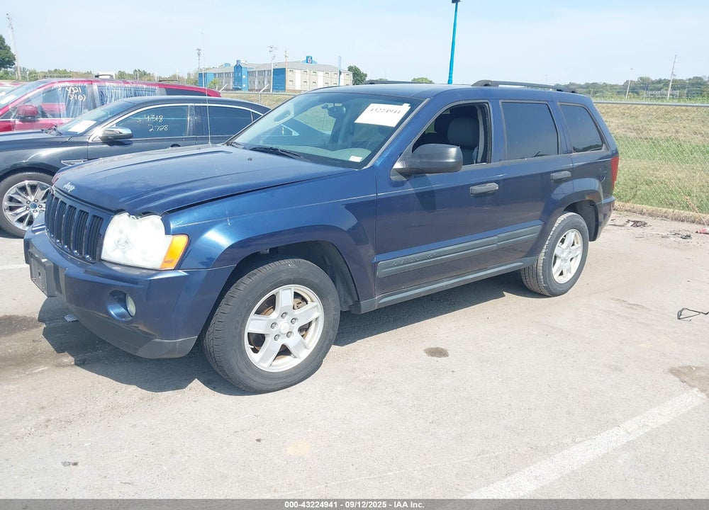 2005 JEEP GRAND CHEROKEE LAREDO VIN: 1J4GR48K15C592123