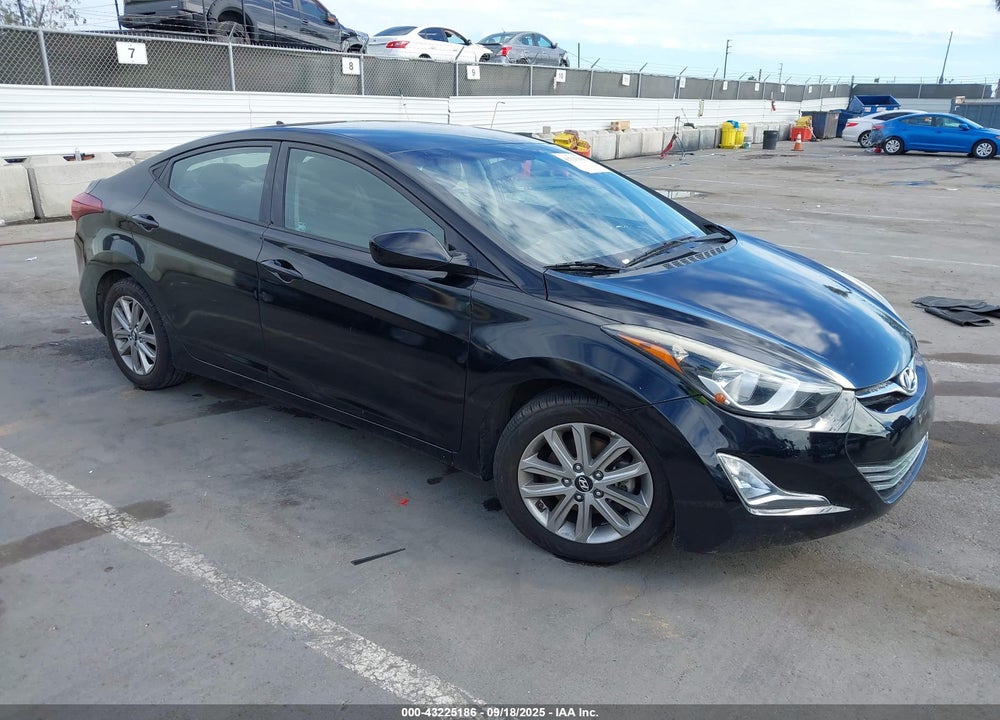 2015 HYUNDAI ELANTRA SE VIN: 5NPDH4AE9FH605299