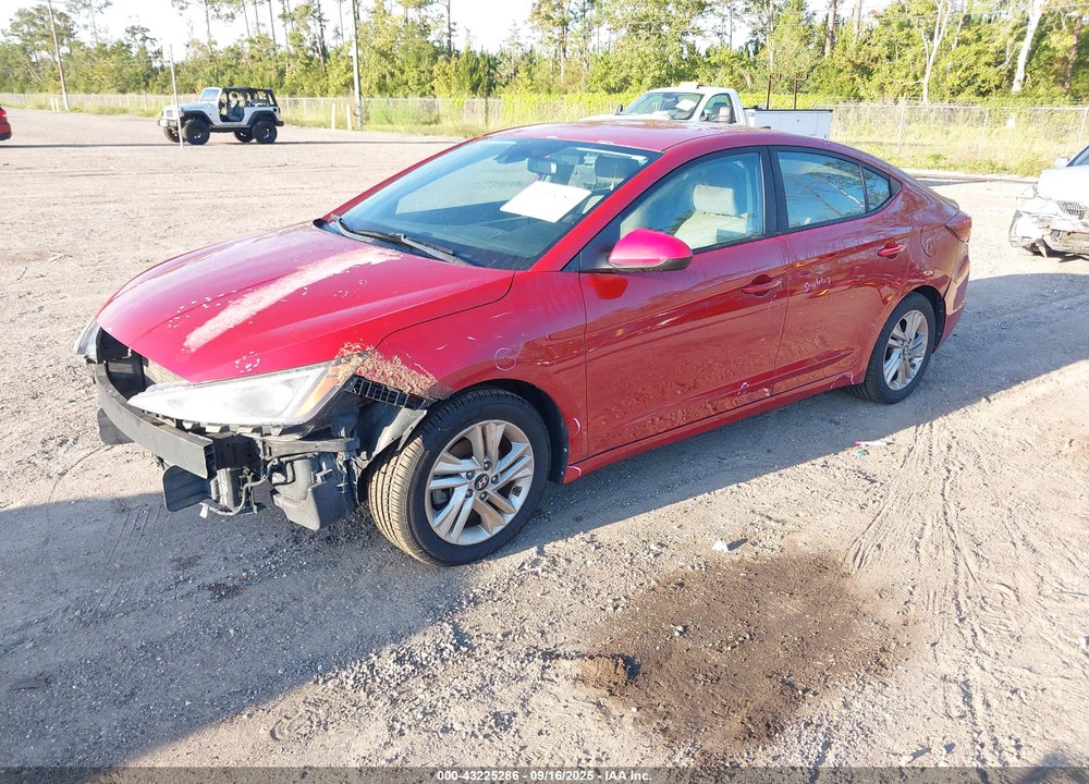 2019 HYUNDAI ELANTRA VIN: KMHD84LF3KU743521