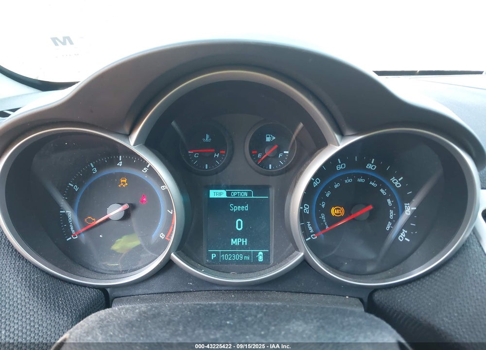 2014 CHEVROLET CRUZE VIN: 1G1PC5SB5E7366240