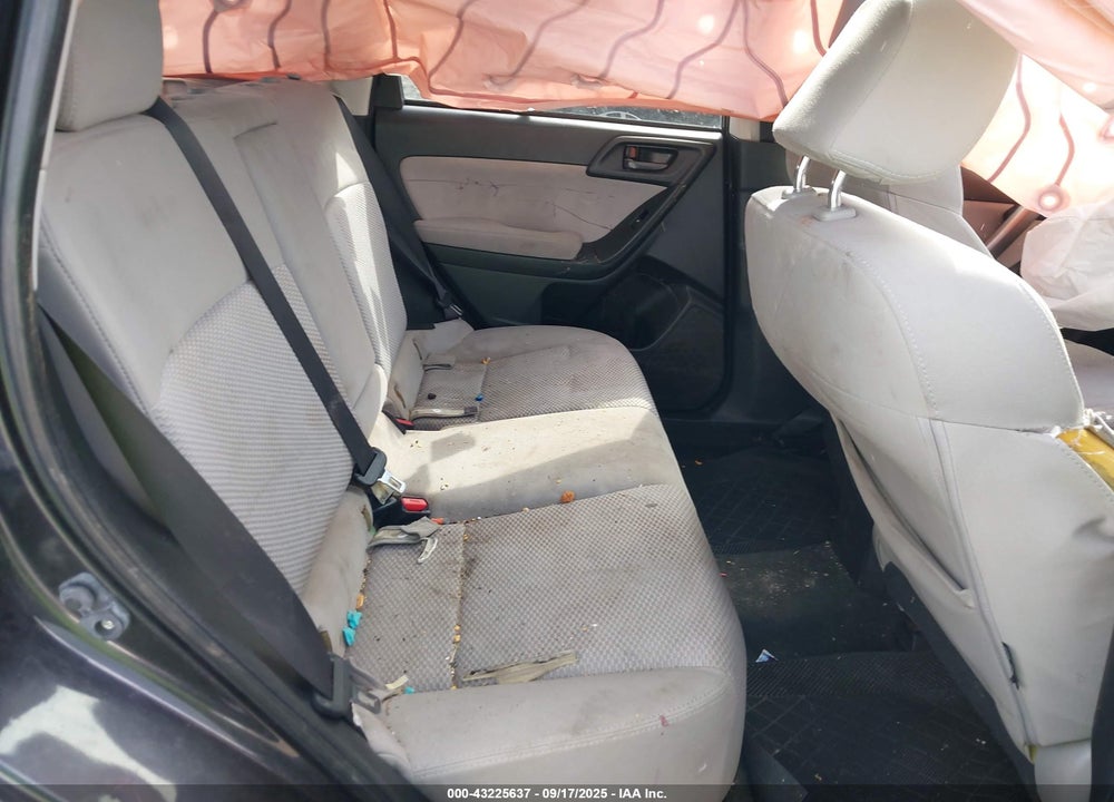2015 SUBARU FORESTER VIN: JF2SJAFC4FH459296