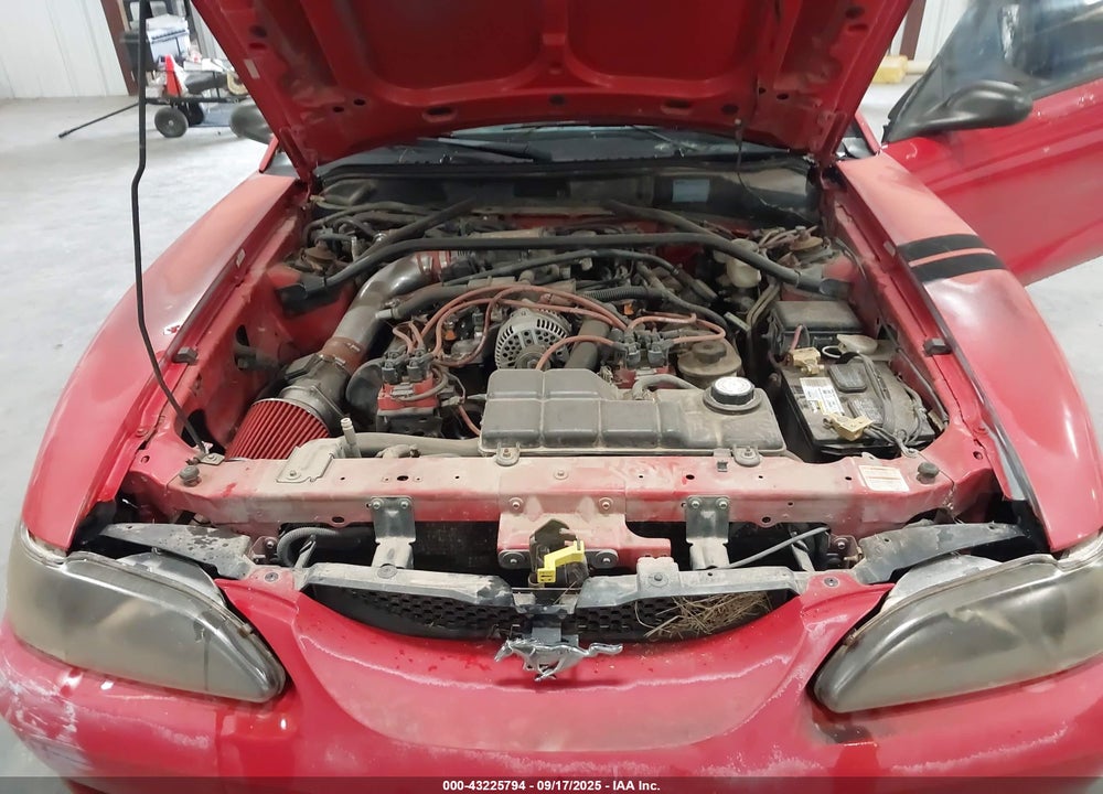 1996 FORD MUSTANG GT VIN: 1FALP42X1TF189629
