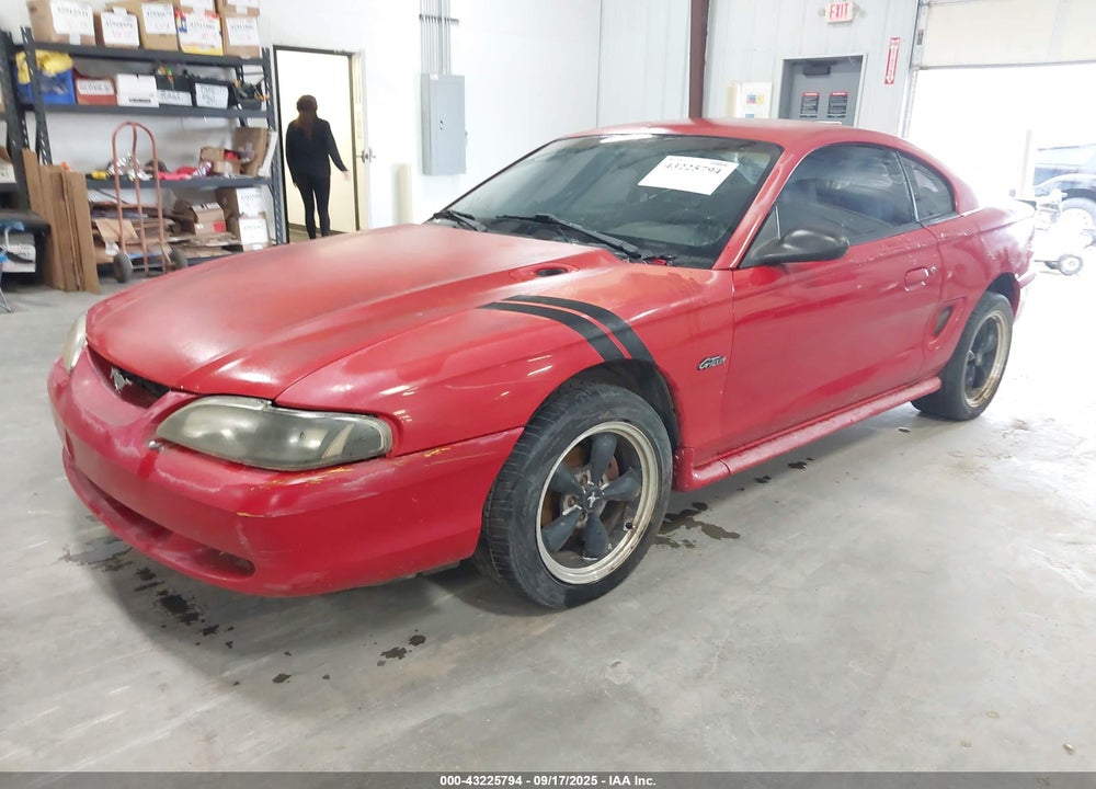 1996 FORD MUSTANG GT VIN: 1FALP42X1TF189629
