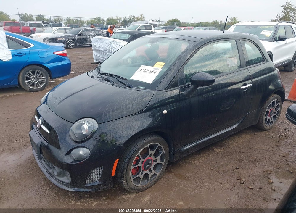 2013 FIAT 500 TURBO VIN: 3C3CFFHH7DT544355