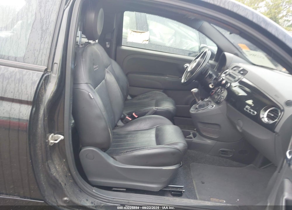 2013 FIAT 500 TURBO VIN: 3C3CFFHH7DT544355