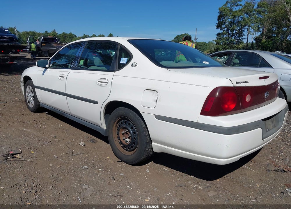 2003 CHEVROLET IMPALA VIN: 2G1WF52E139340632