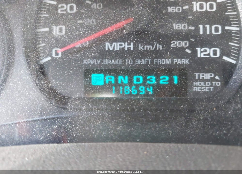 2003 CHEVROLET IMPALA VIN: 2G1WF52E139340632