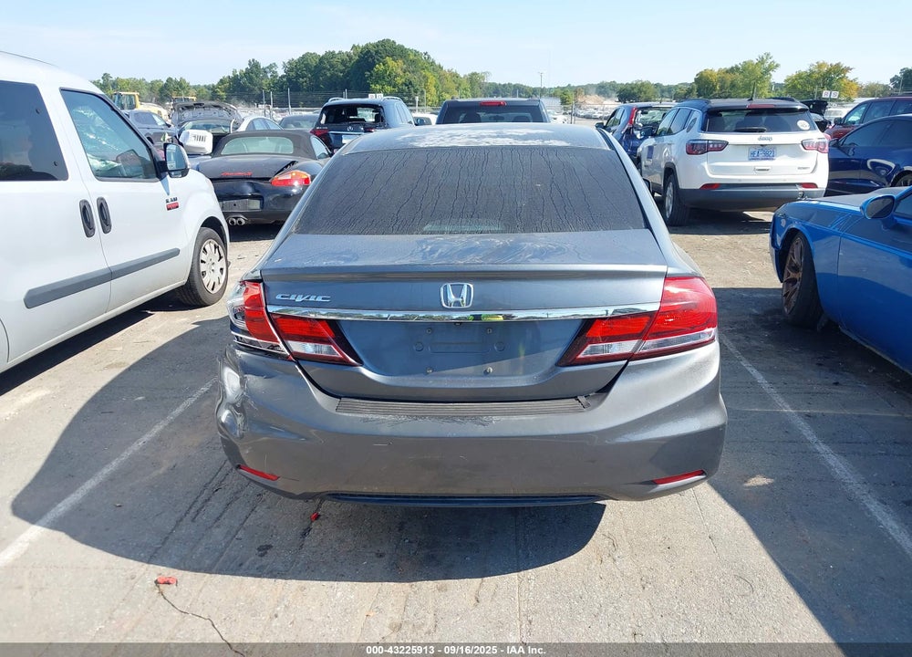2013 HONDA CIVIC LX VIN: 19XFB2F58DE034199