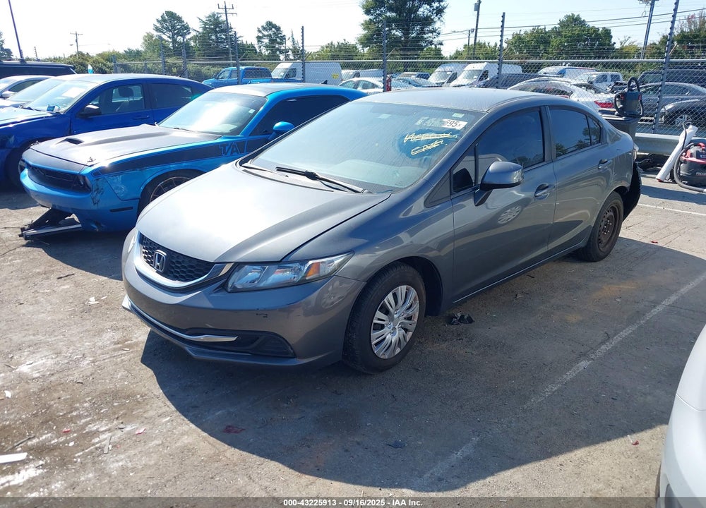 2013 HONDA CIVIC LX VIN: 19XFB2F58DE034199