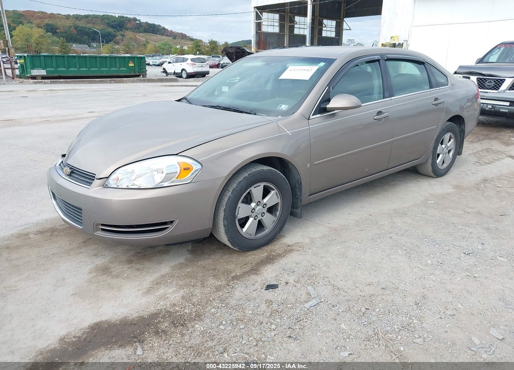 2007 CHEVROLET IMPALA LT VIN: 2G1WT58K579128411