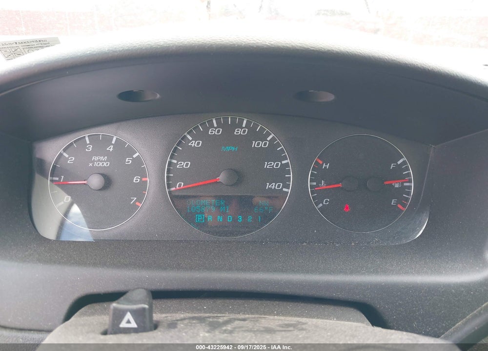 2007 CHEVROLET IMPALA LT VIN: 2G1WT58K579128411