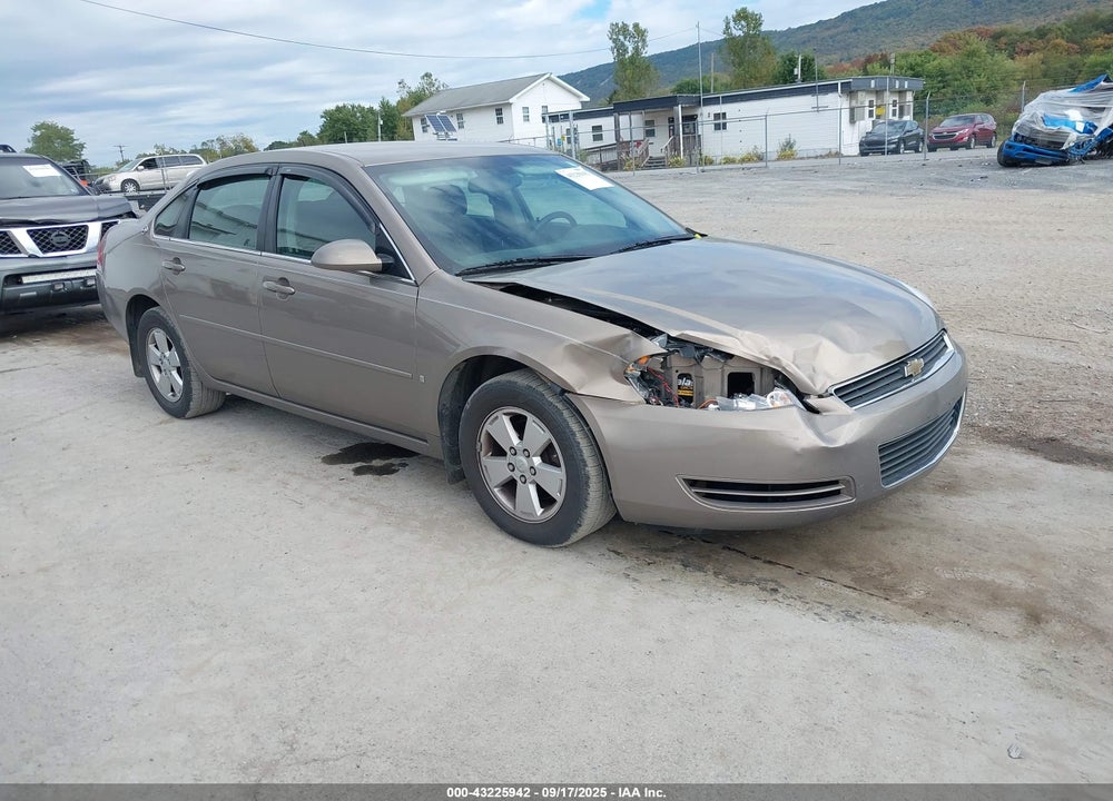 2007 CHEVROLET IMPALA LT VIN: 2G1WT58K579128411