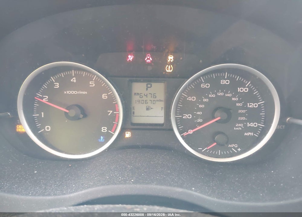2013 SUBARU XV CROSSTREK VIN: JF2GPACC1DH866336