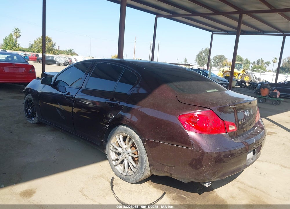 2007 INFINITI G35 JOURNEY VIN: JNKBV61E67M705118