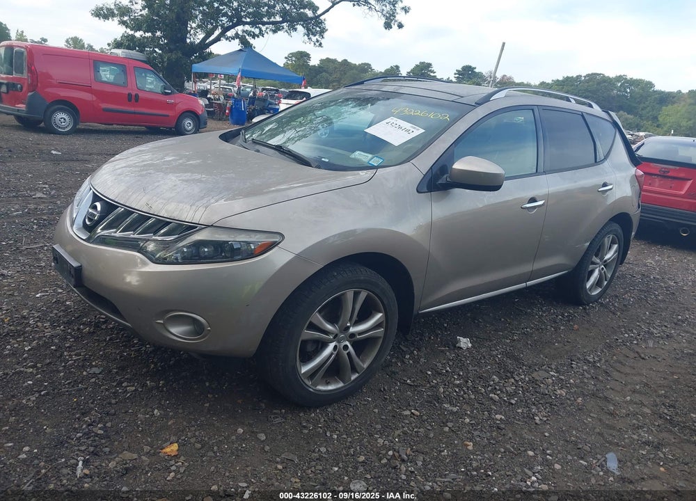 2009 NISSAN MURANO VIN: JN8AZ18W69W207239