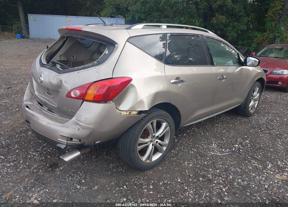 2009 NISSAN MURANO VIN: JN8AZ18W69W207239