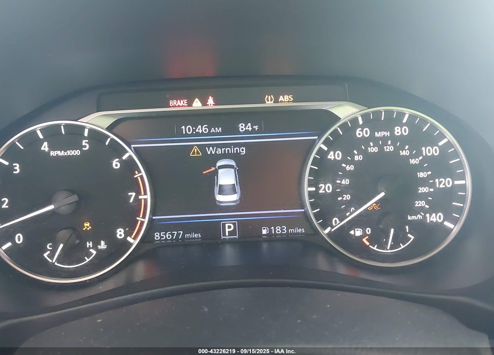 2019 NISSAN ALTIMA VIN: 1N4BL4BV9KC161616