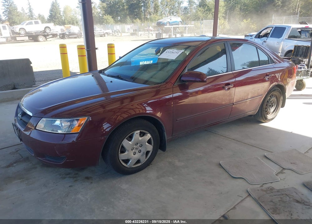 2007 HYUNDAI SONATA GLS VIN: 5NPET46C17H210528