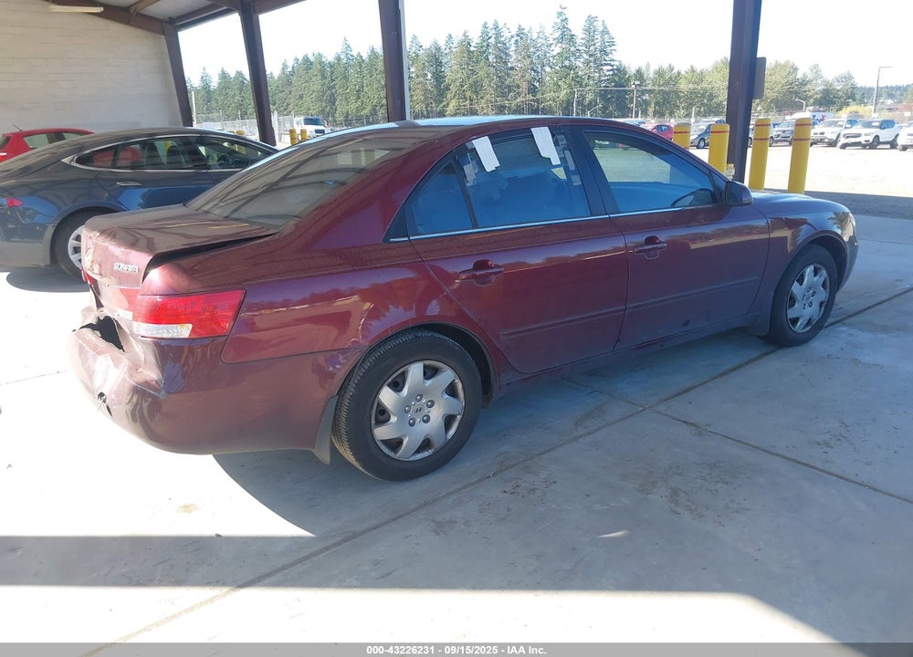 2007 HYUNDAI SONATA GLS VIN: 5NPET46C17H210528