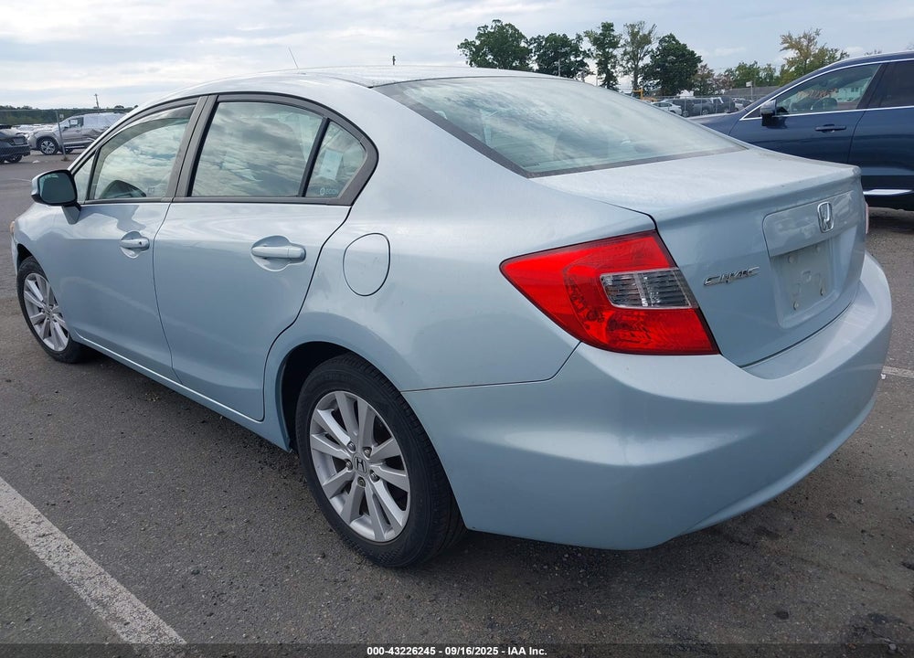 2012 HONDA CIVIC VIN: 19XFB2F81CE061334